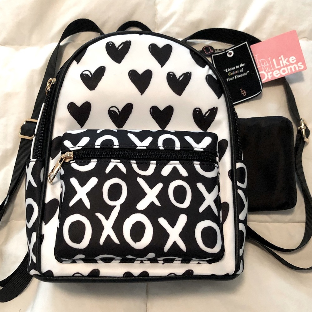 🖤 XOXO 🖤 Backpack-Gold Hardware-Small & Lightweight-10”X8”X5”-Coin Purse-New
